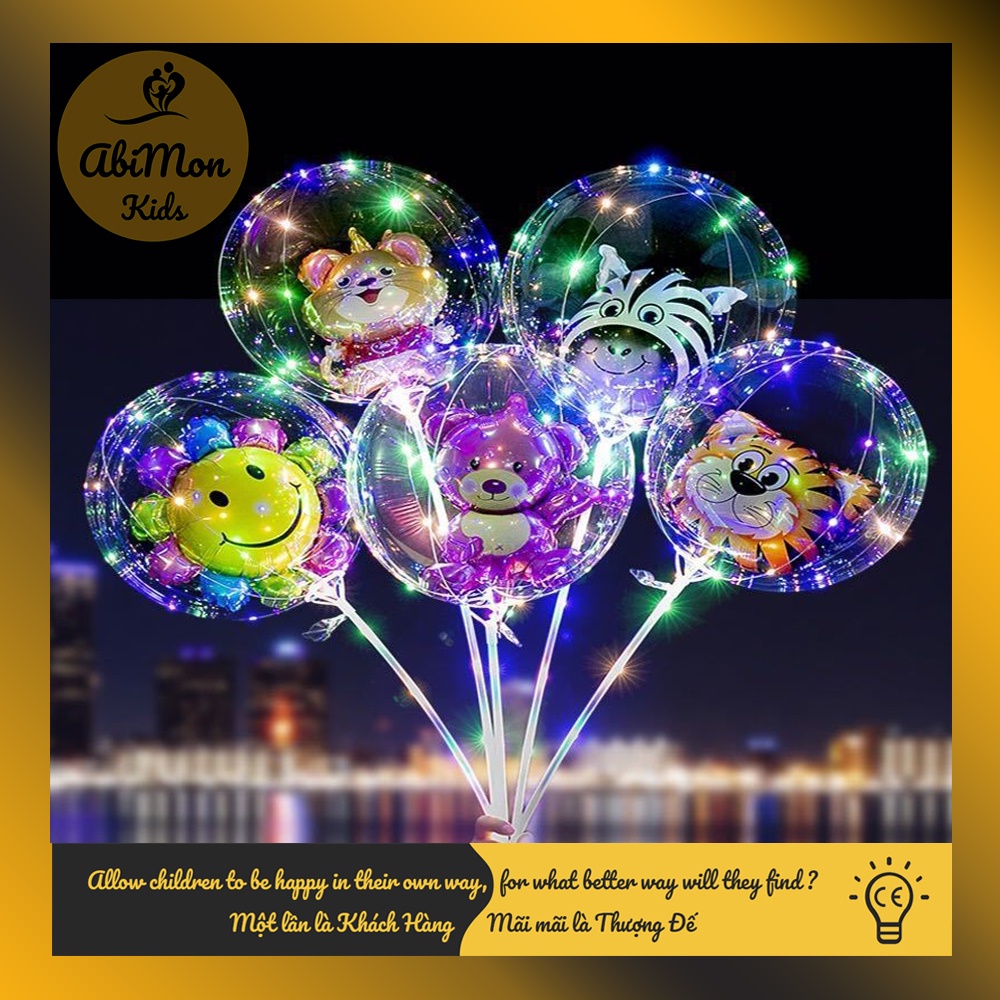 Bóng Galaxy Kèm Đèn LED Phát Sáng ☘️ Montessori cao cấp ✨ (Đồ chơi Gỗ - Đồ chơi Giáo Dục - An toàn - Thông minh)