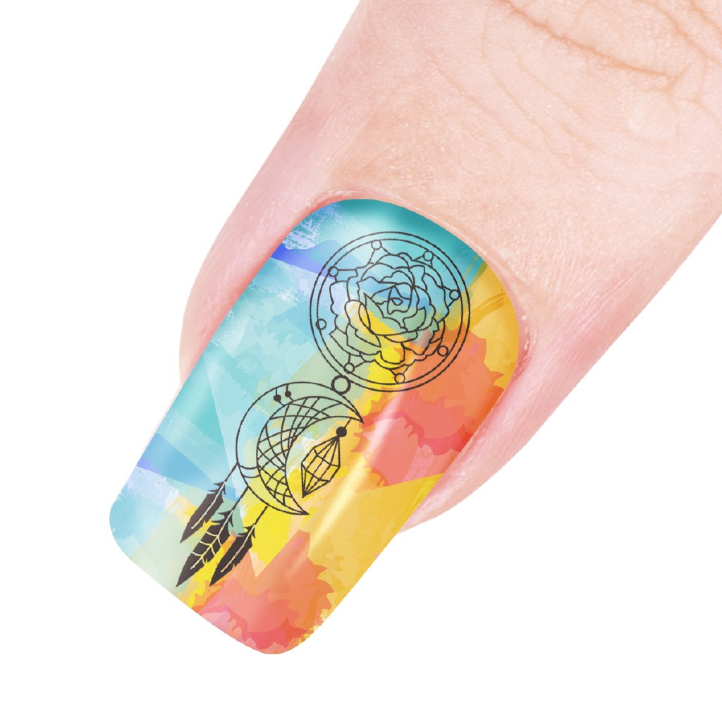 [Hàng mới về] Tem dán dùng in trang trí móng tay xinh xắn