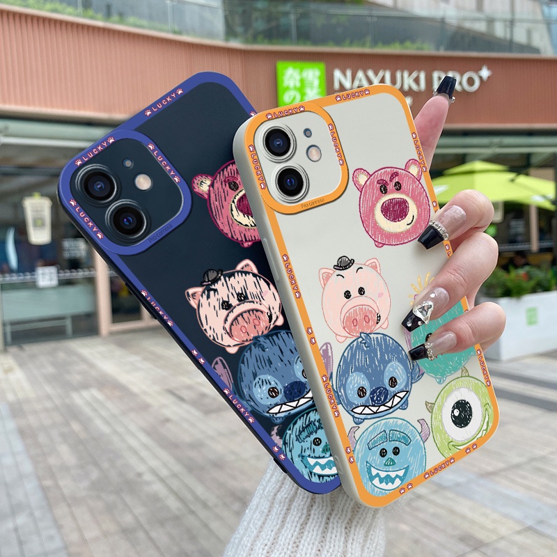 Ốp Điện Thoại Silicon Chống Sốc Họa Tiết Gấu Hoạt Hình Cho Samsung Galaxy A6 Plus 2018