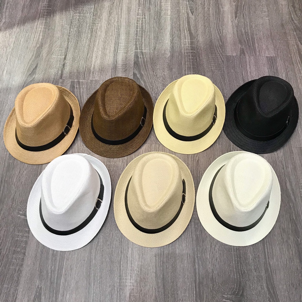 Nón Phớt Trilby Unisex Đai Belt Nhập Khẩu (Đóng khung chống SHOCK)