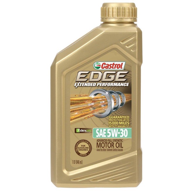 Nhớt tổng hợp cao cấp xe tay ga ô tô Castrol Edge Extended Performance 5W30 946ml
