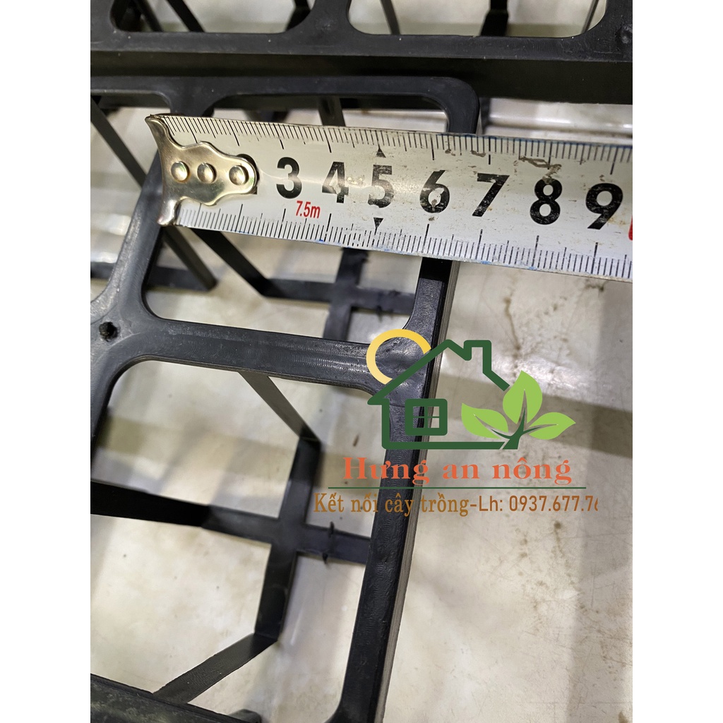 KCNOVL3 - Sét 5 khay chữ nhật 24/32 Ô dùng chứa chậu ươm trồng sen đá xương rồng cây giống
