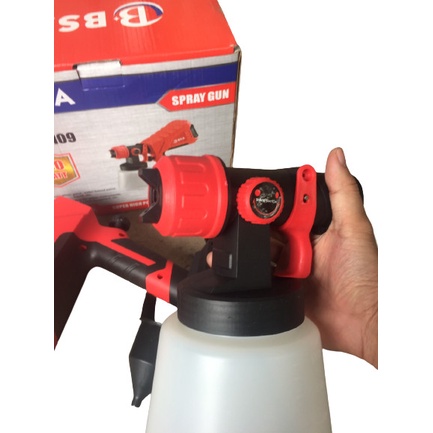 MÁY PHUN SƠN ĐIỆN CẦM TAY BSA  750W BÌNH CHỨA 1000ML CAO CẤP - BẢO HÀNH 12 THÁNG