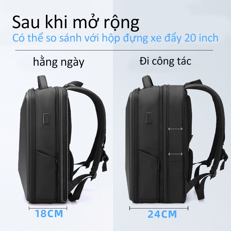 Ba Lô Đựng Laptop Chống Trộm Chất Lượng Cao 15.6 inch Fenruien New 2023 TSA