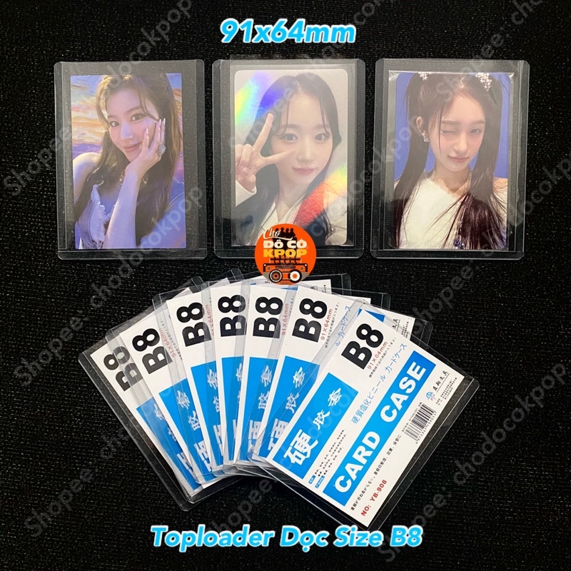 Toploader B8 Ngang Dọc 91x64mm