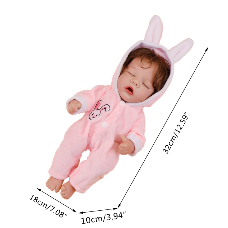 Búp Bê Em Bé Sơ Sinh 12 Tuổi Chống Nước Giống Thật