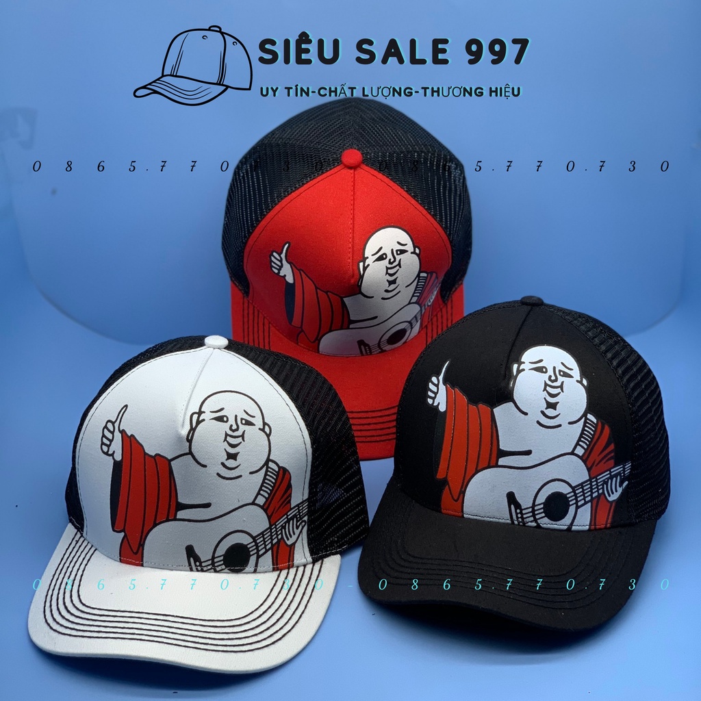 NÓN KẾT ÔNG ĐỊA 3 MÀU PHỐI LƯỚI SIÊU ĐẸP ĐỘI LÀ MAY MẮN