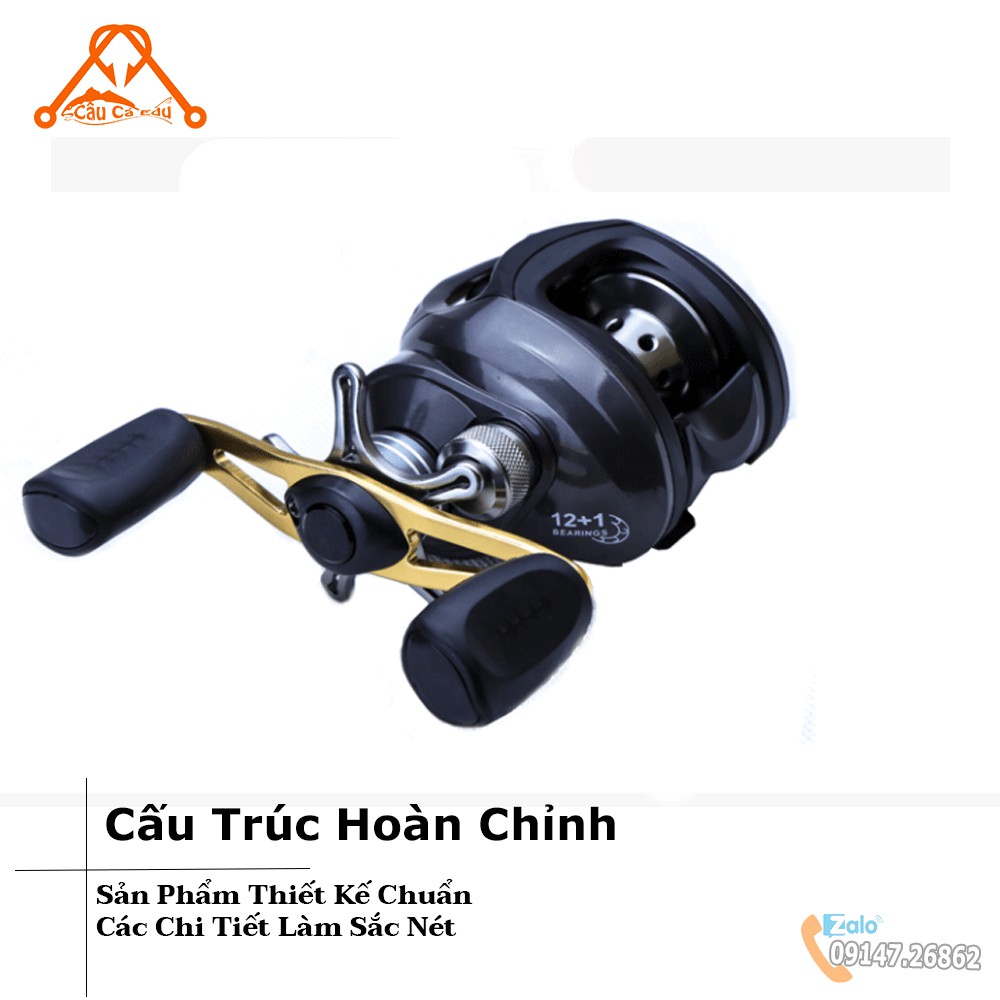 Máy Ngang Câu Lure Chính Hãng Navion Máy Câu Giá Rẻ Tốc Độ 7.0 Thu Dây Nhanh - Câu Cá E du