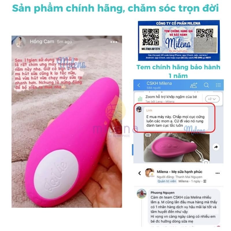 Máy thông tắc tia sữa Lavie tự làm dễ dàng hiệu quả nhanh an toàn ít đau hút sữa nhanh chống tắc tia sữa