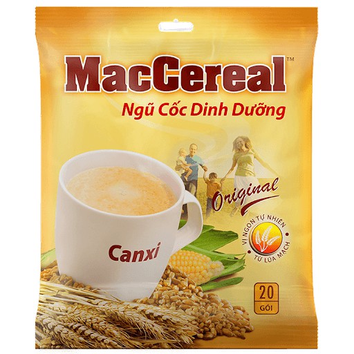 Combo 3 gói Ngũ cốc dinh dưỡng MacCereal bịch 560g
