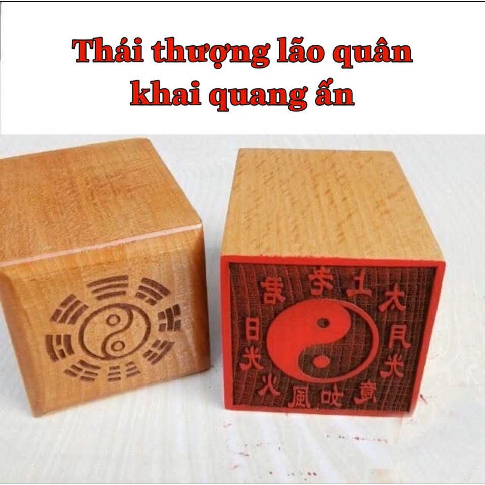 Ấn gỗ đào Thái Thượng Khai Quang ấn