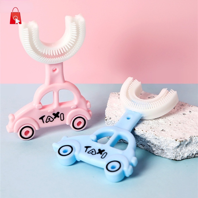 Bàn chải đánh răng 360 độ dành cho trẻ em từ 2 đến 12 tuổi