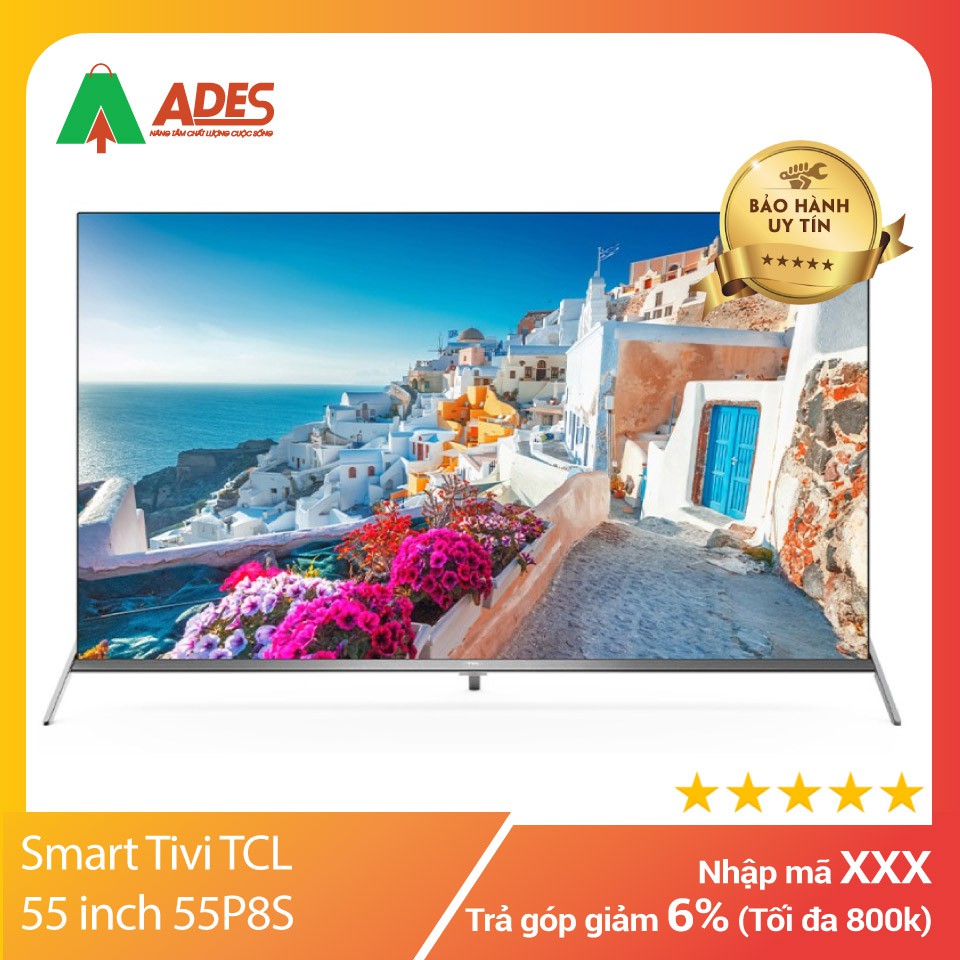 Smart Tivi TCL 55 inch 55P8S, 4K UHD, Android TV