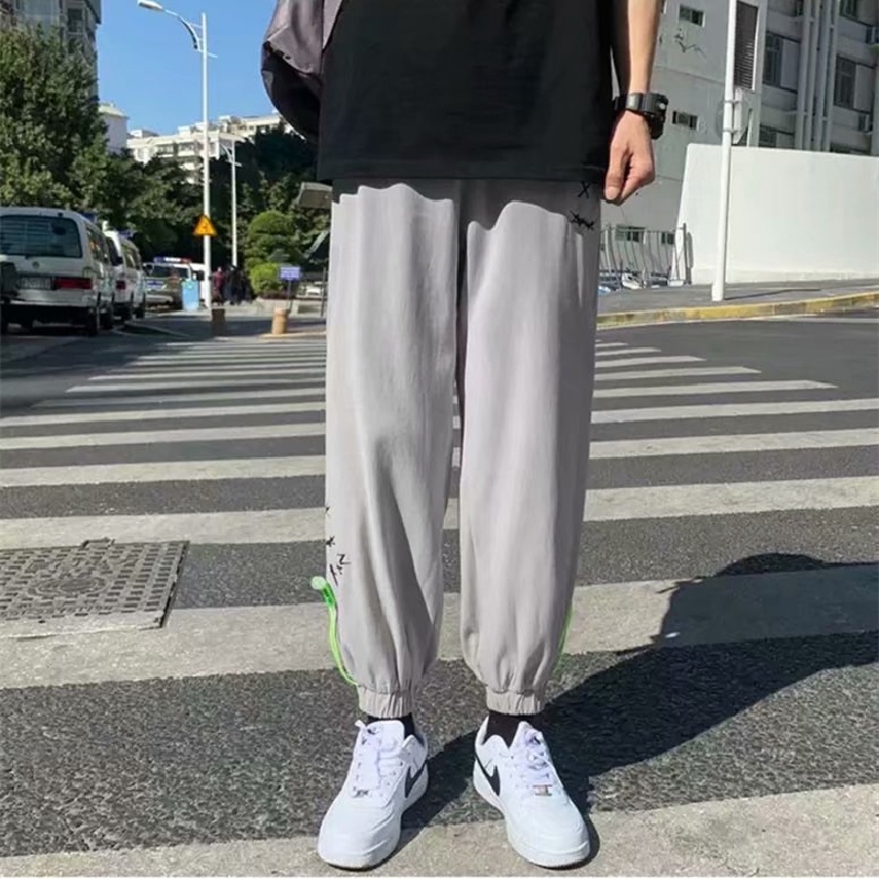 Quần dài thể thao ống rộng thời trang hiphop cá tính cỡ S-3XL