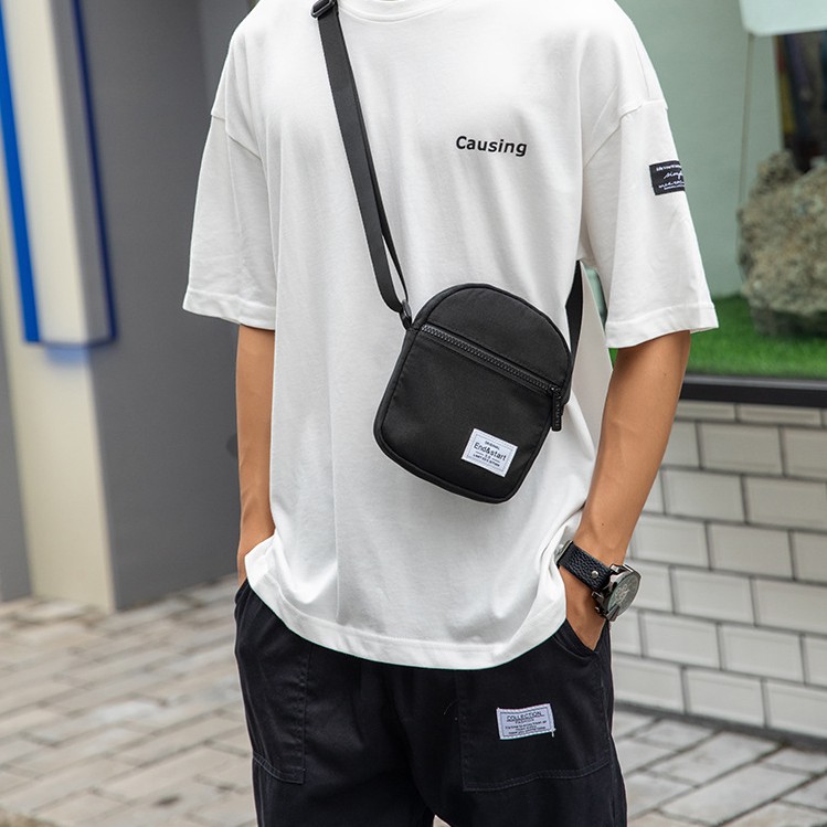 Túi đeo chéo messenger mini bag thời trang nam nữ unisex nhật bản KABE40 | BigBuy360 - bigbuy360.vn