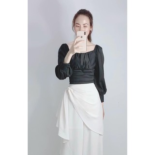 Quần ống rộng nơ