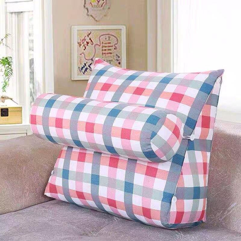 Gối Tựa Lưng Vải Canvas Cotton Dày Hình Tam Giác Chuyên Dùng