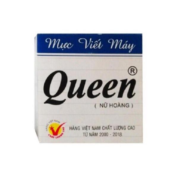 1 lọ mực Queen viết bút máy có 3 loại mực: tím -xanh-đen