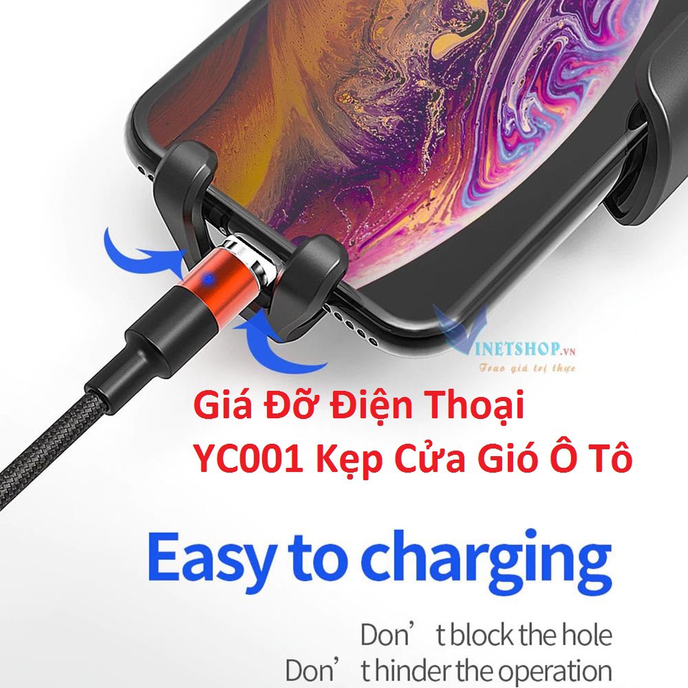 [XẢ KHO] Giá Đỡ Điện Thoại Trên Ô tô Kẹp Trên Cửa Gió Điều Hòa Trên Xe Hơi Cực Kỳ Chắc Chắn -dc3578 | BigBuy360 - bigbuy360.vn