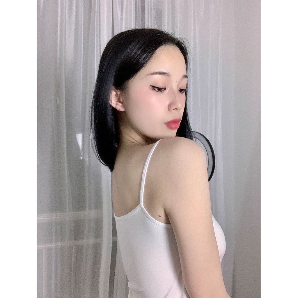 Áo Hai Dây ❤️FREESHIP❤️ Áo 2 Dây cổ chữ V viền ren trước ngực sexy quyến rũ mã 8906