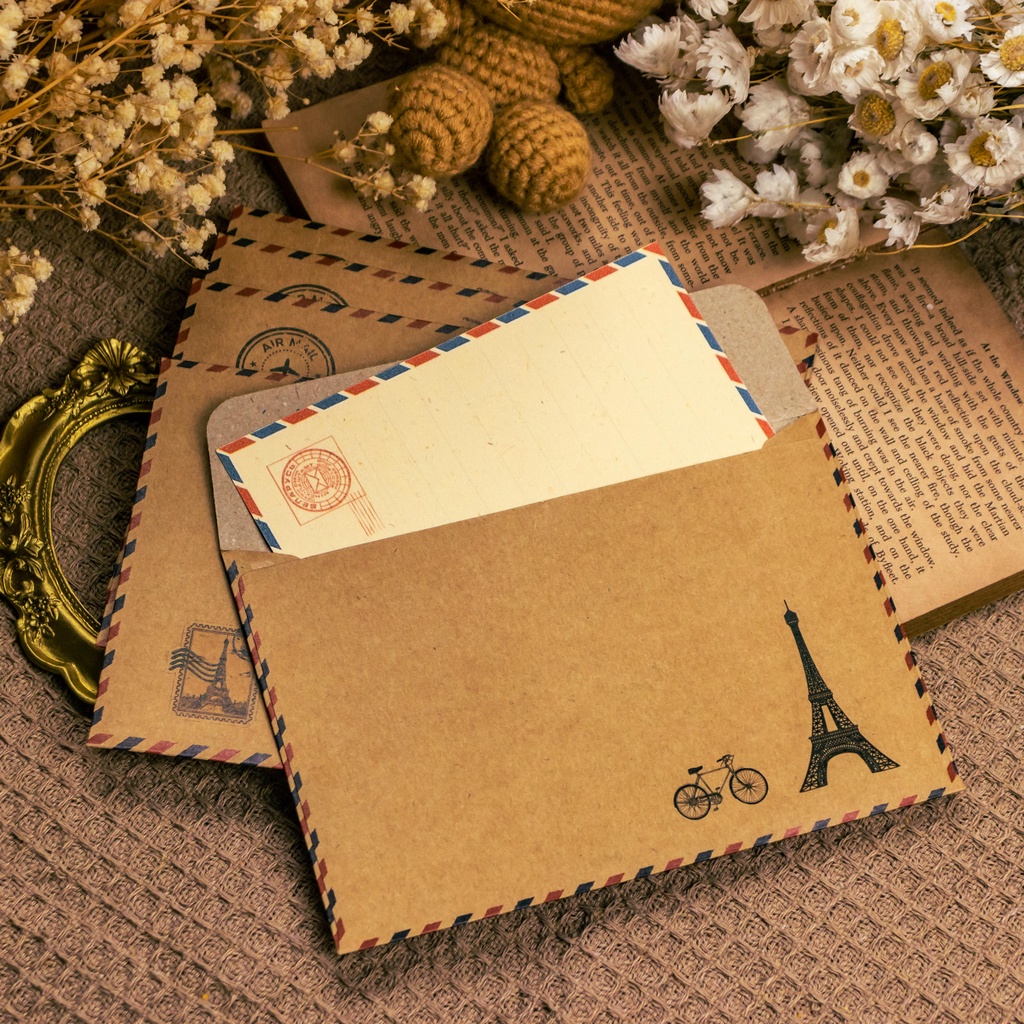 Phong Bì Kèm Giấy Viết Thư Vintage - NOMAD GARDEN