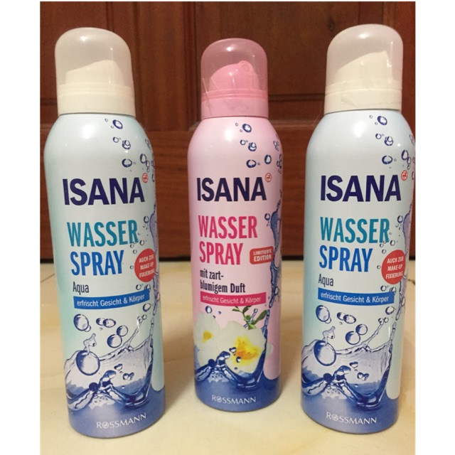Xịt khoáng Isana Đức 150ml