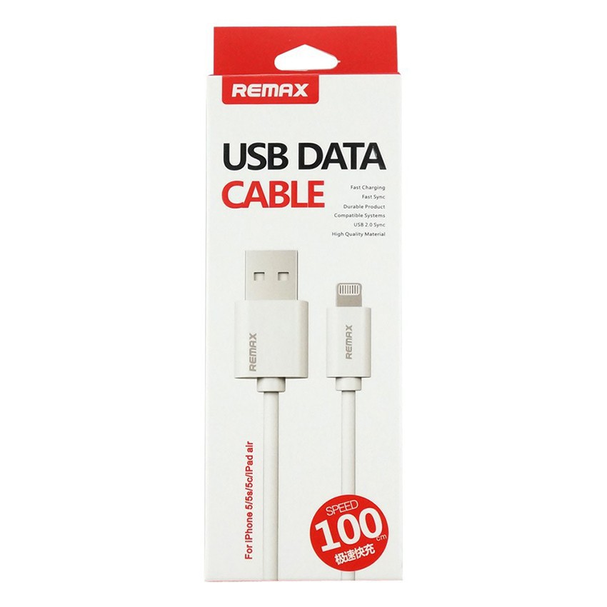 [ Siêu rẻ ] Cáp sạc Remax USB Data Cable cho iPhone