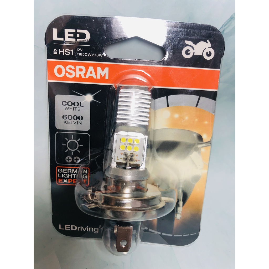 / Đèn Xe Máy/ Đèn Pha OSRAM H4 Led 3 Cob 6000K Cho Ánh Sáng Trắng 2000Lm 18W, tuổi thọ dài, tiết kiệm năng