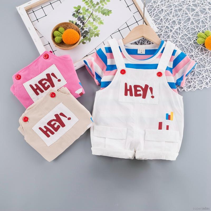 Quần Yếm Phong Cách Hàn Quốc Xinh Xắn Dành Cho Bé Gái 1-4 Tuổi