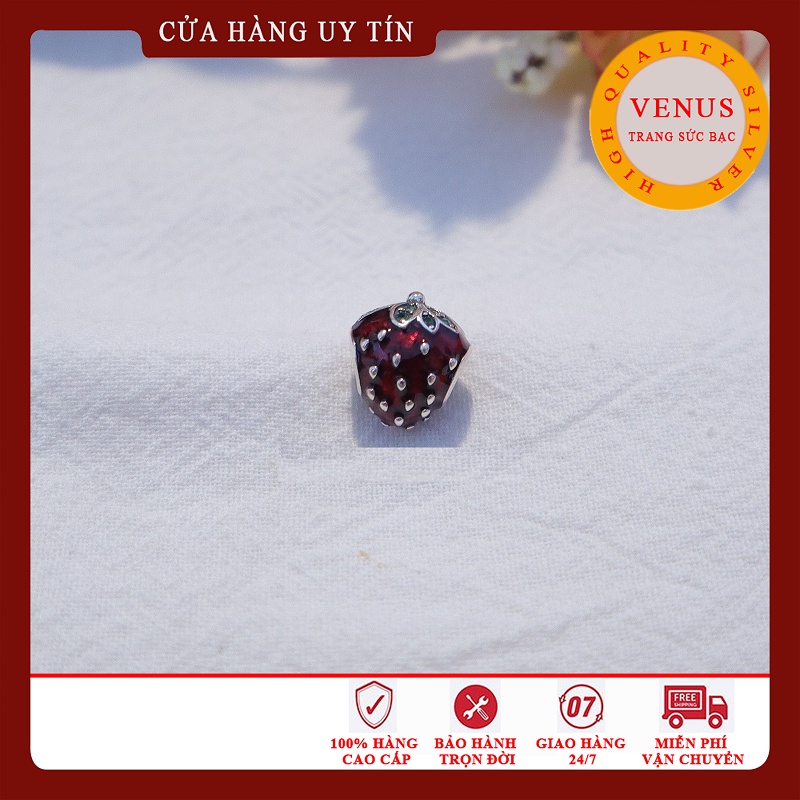 Charm quả dâu tây Strawberry - Mã sản phẩm VENUSQD