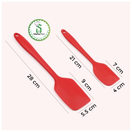 Phới trộn bột  Spatula silicon chịu nhiệt màu sắc, đúc liền dùng để đánh bột (giao màu ngẫu nhiên)