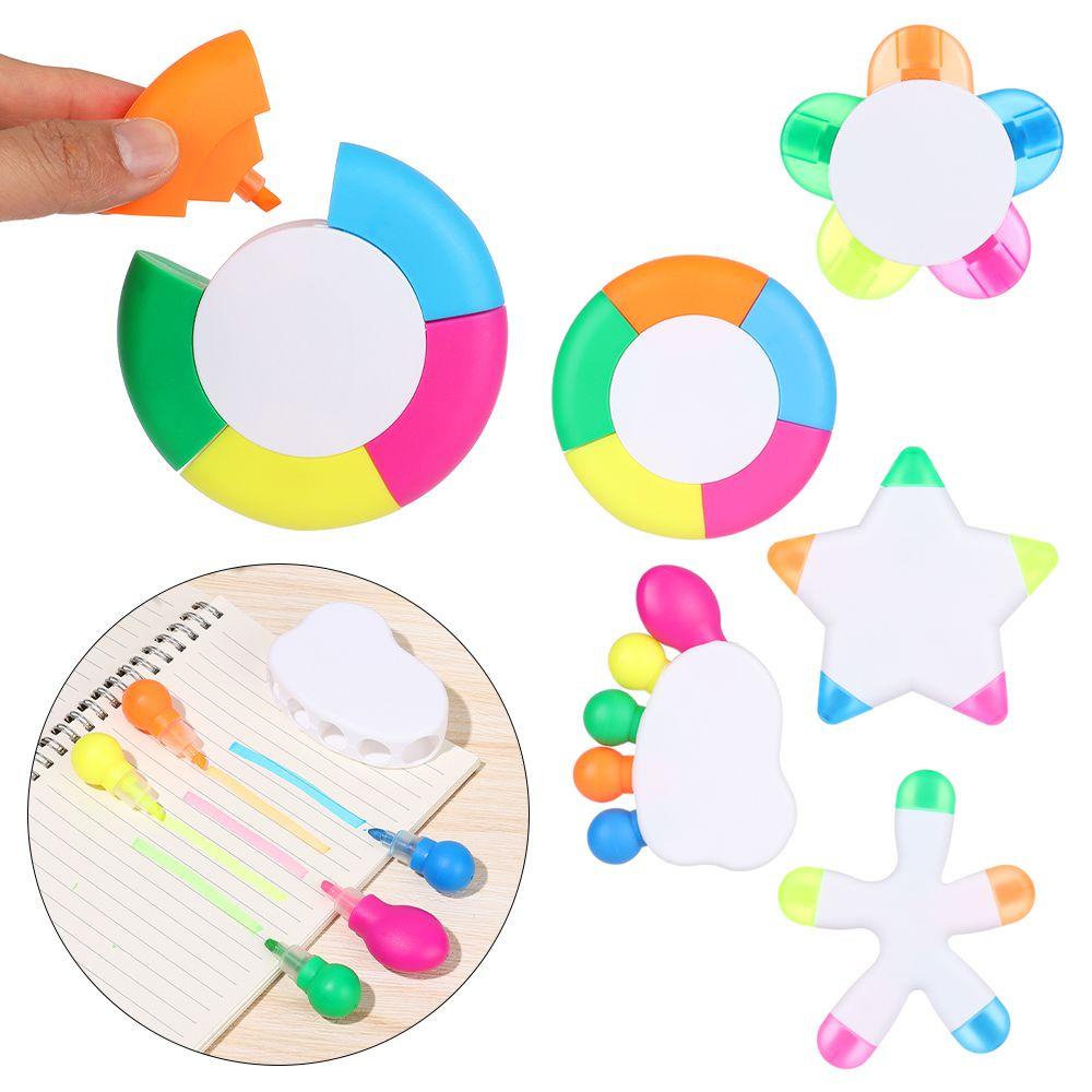 Bút Bắt Sáng 5 Trong 1 Nhỏ Gọn Màu Sắc Thời Trang