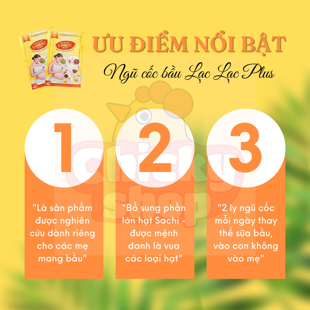 Ngũ cốc bầu Lạc Lạc plus DR.MAYA hộp 30 gói/600gram
