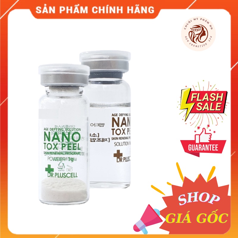 Vi Kim Tảo Biển Dr Pluscell Nano Tox Peel tái tạo, trẻ hóa làn da