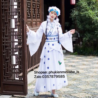 Bộ công chúa Hàm Hương cho người lớn và trẻ em không kèm giày( vải thường)
