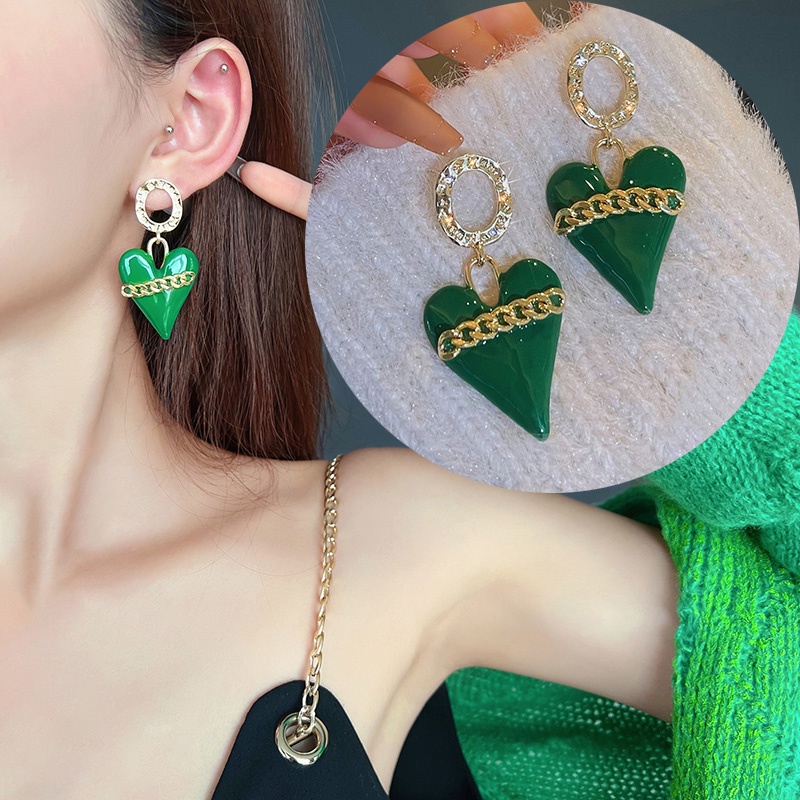 Bông Tai Mạ Bạc 925 Hình Giọt Nước Phong Cách Hàn Quốc Thời Trang Mùa Thu Cho Nữ