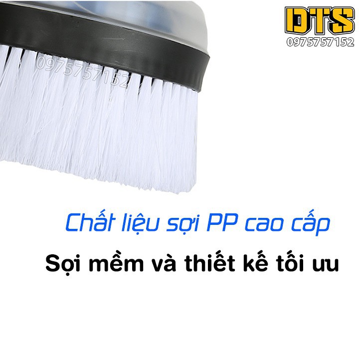 Bàn chải xoay tự động cao cấp gắn súng xịt rửa cho máy rửa xe áp lực cao - Ren nối nhanh 1/4 inch