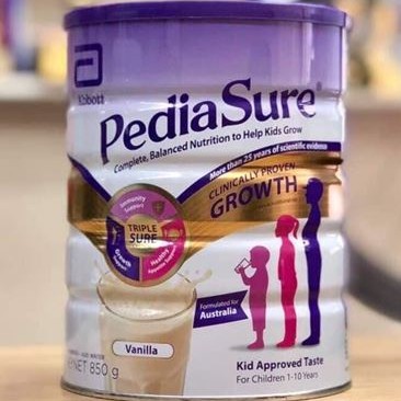 Sữa bột PEDIASURE 850gr hàng Nội địa Úc (06/2022)