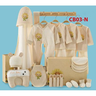 Combo Quà tặng quần áo sơ sinh cao cấp, bé trai, bé gái CB03