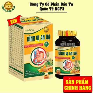 Viên Dạ Dày Bình Vị An Dạ ( 60 viên ) ( Hàng chính hãng công ty NCT3 )