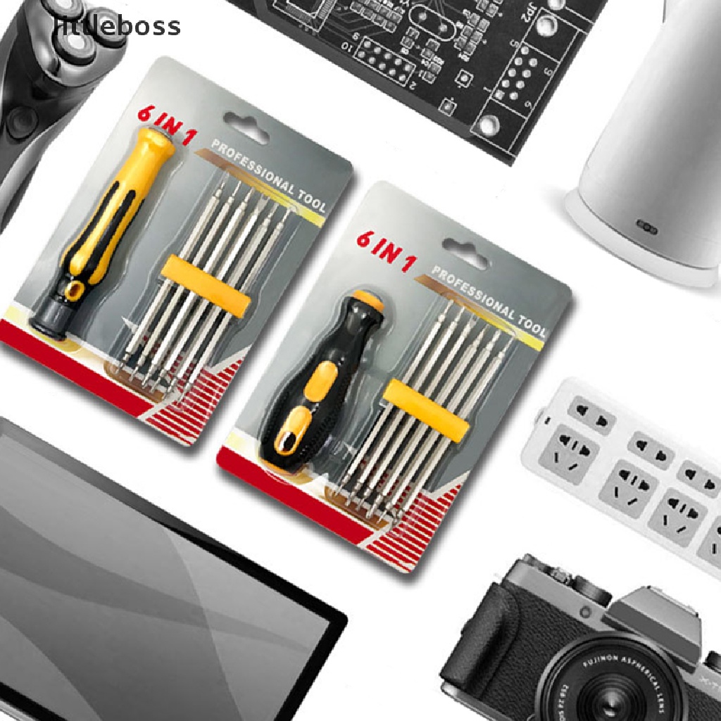< Littleboss > Tuốc Nơ Vít Nam Châm Độ Chính Xác Cao 6 Trong 1 (Sẵn