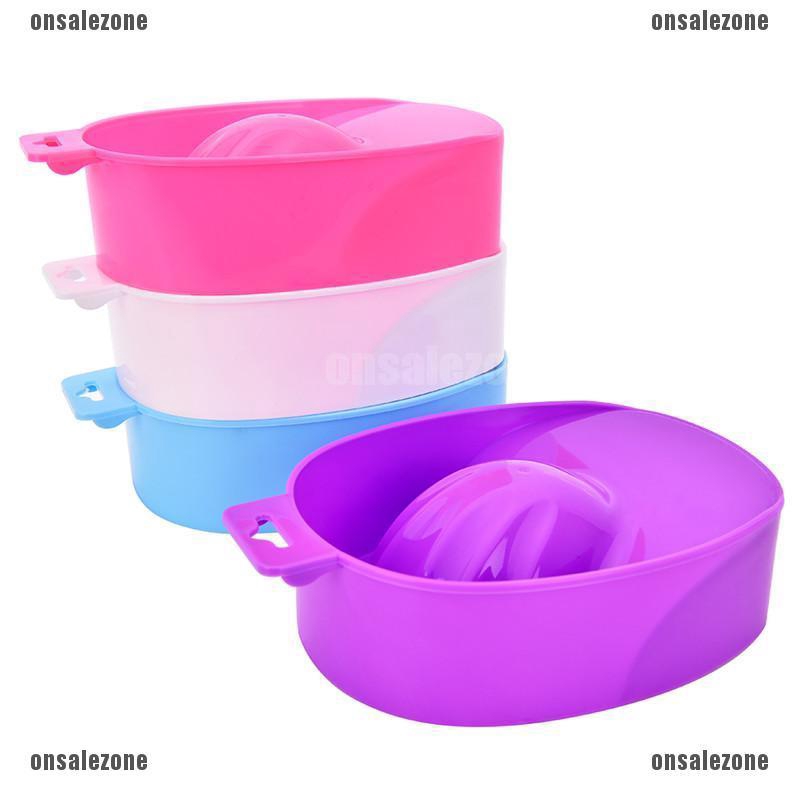 (Hàng Mới Về) Kem Dưỡng Da OZMY Chất Lượng Cao☆☆ 1 Khay Ngâm Móng Tay Bằng Nhựa