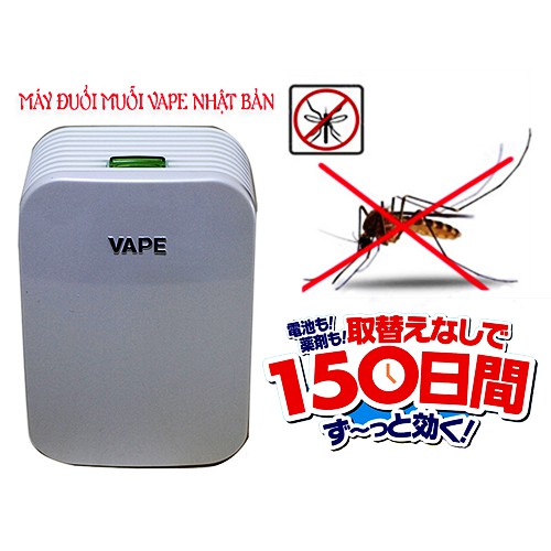 Máy Đuổi Muỗi Tinh Dầu Vape Dùng Pin 150 ngày Hàng Made In Japan