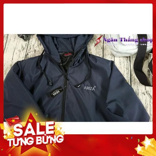 Áo khoác gió có mũ liền giữ ấm chống gió ARIZA ( Video + hình ảnh thật shop chụp ) -Hàng nhập khẩu
