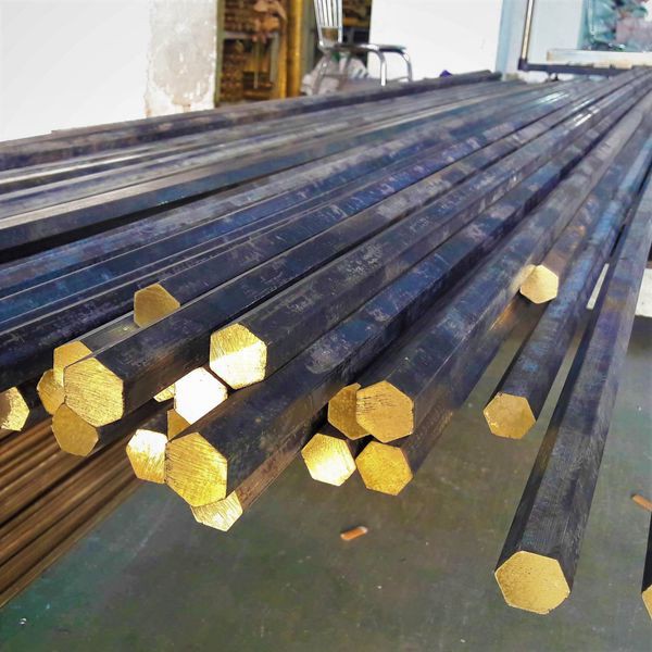 Đồng Lục Giác Thau,Đồng Vàng Cây 6 Cạnh Phi 24-->100 mm Dài 200mm DT TECHSHOP
