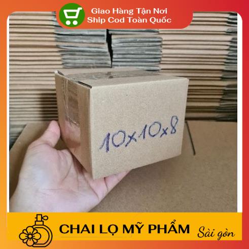 [SIÊU RẺ] [10x10x8] Thùng Hộp Carton Đóng Gói Hàng , phụ kiện du lịch