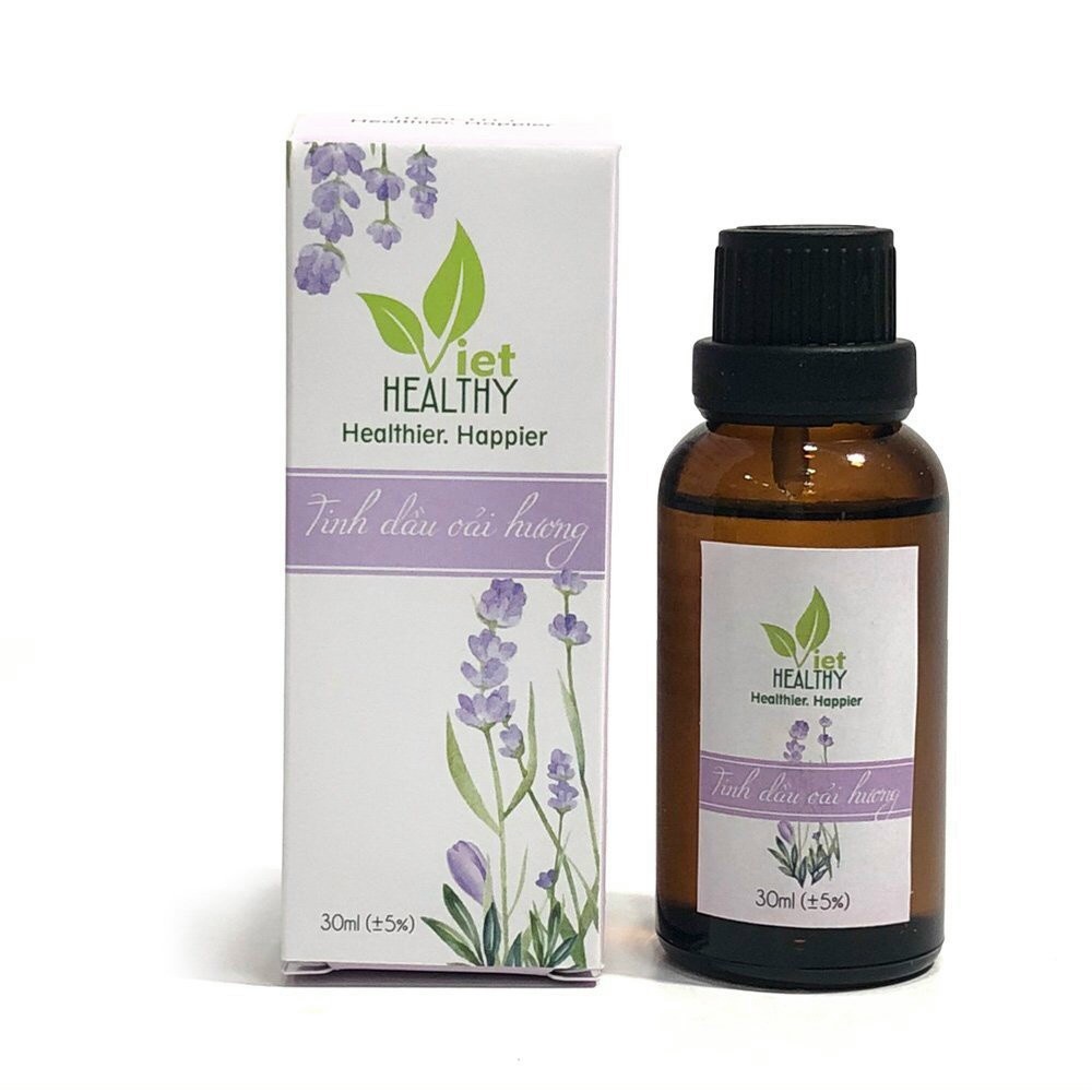 [CHÍNH HÃNG] Tinh dầu Oải hương Lavender VietHealthy (30ml) xuất xứ thiên nhiên không pha tạp chất