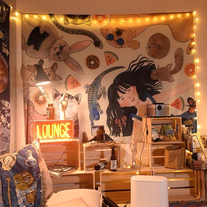 Thảm Treo Tường Trang Trí Nội Thất Kiểu Dáng Đơn Giản Đa Năng | BigBuy360 - bigbuy360.vn