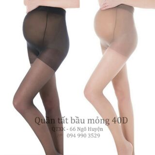 Quần tất bầu mỏng 40D cao cấp (Hàng xuất ĐỨC)