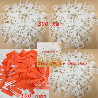 Combo 400 ke lát gạch gồm 100 nêm 300 ke cân bằng tặng 300 ke chữ thập